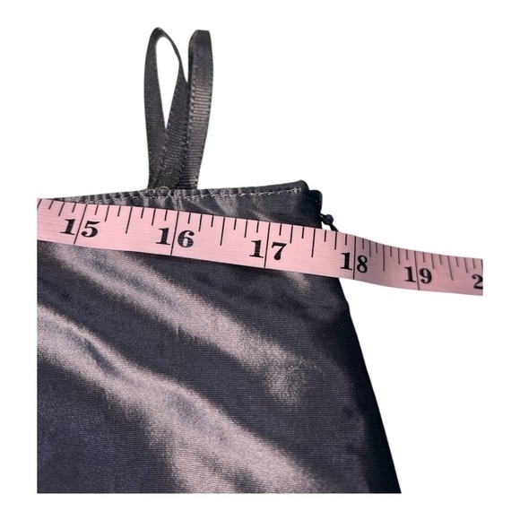 Vera Mont Paris Chrome Silver Sheen A-Line Midi Skirt & Purple Back Zip Top - Picture 11 of 16